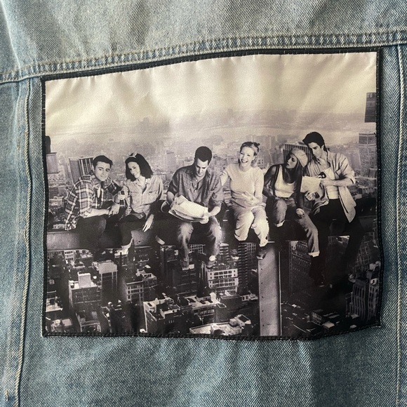 F.R.I.E.N.D.S. Distressed jean jacket Small - Picture 5 of 6